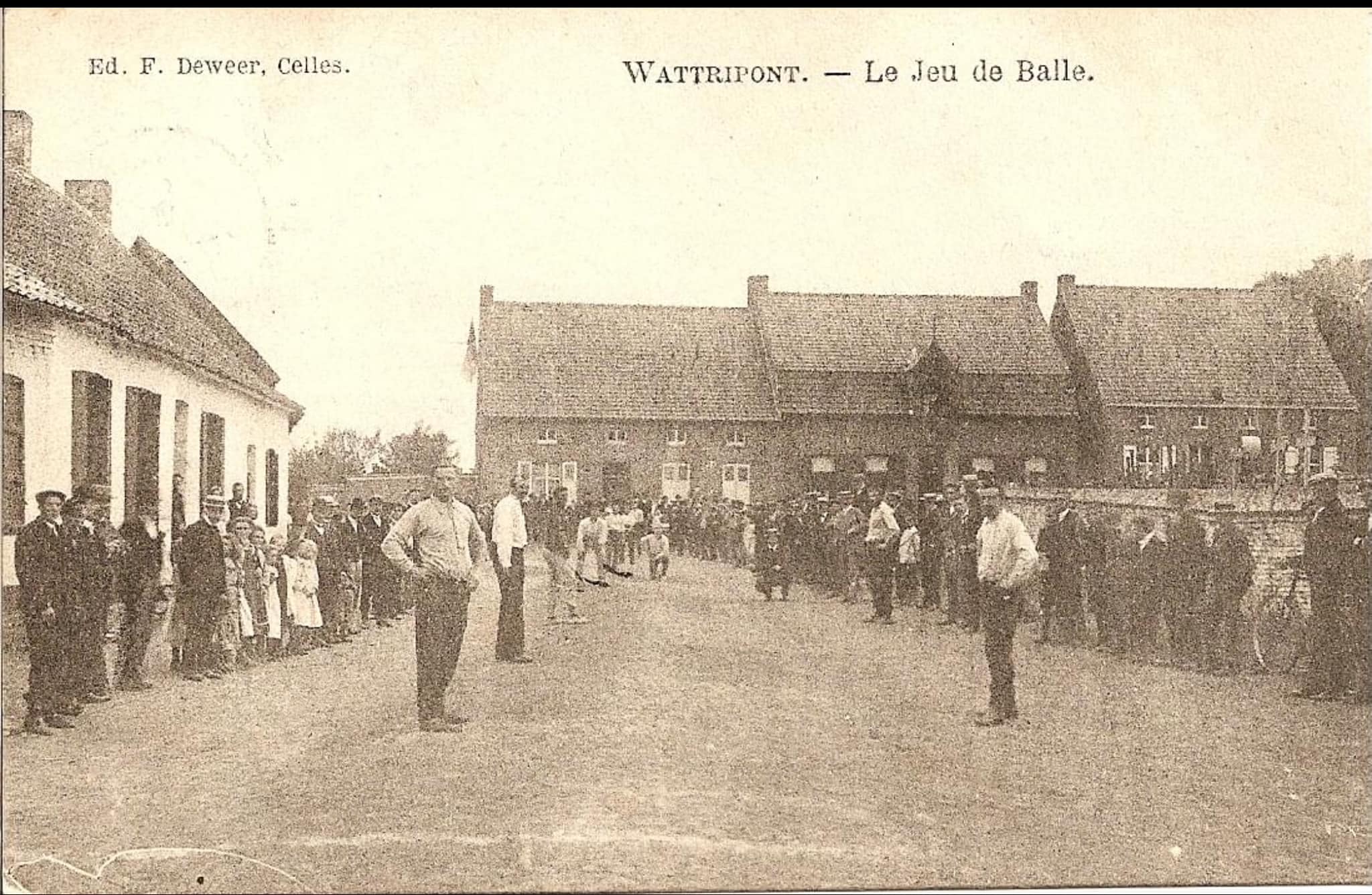 Archive photographique du jeu de balle