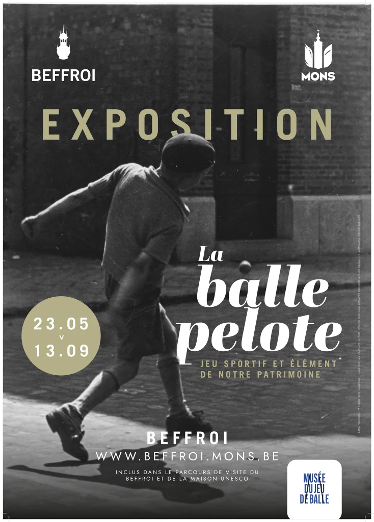 MJDB-2026-004 - Affiche exposition "La balle pelote, jeu sportif et élément de patrimoine"