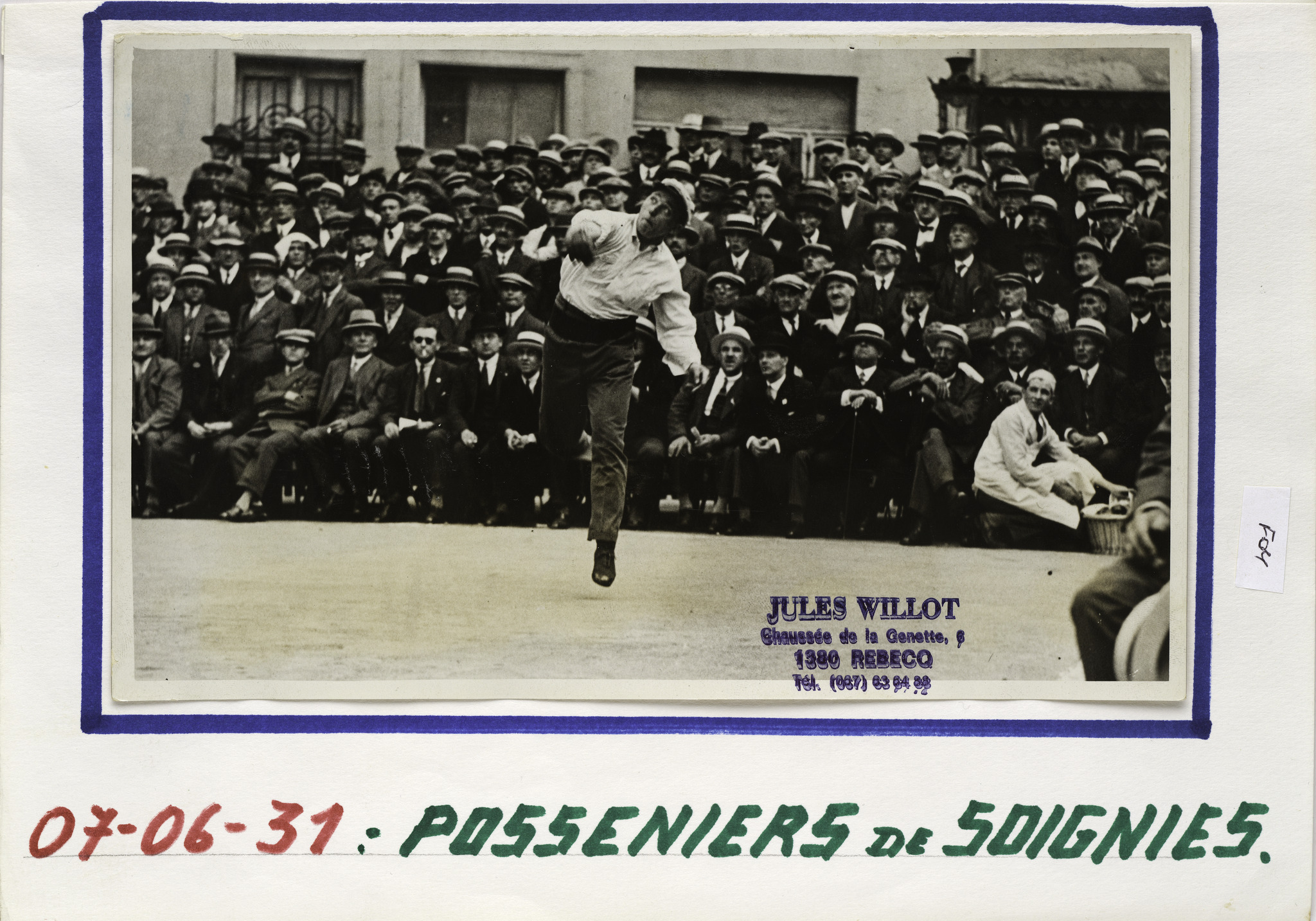 07-06-31 : Posseniers de Soignies